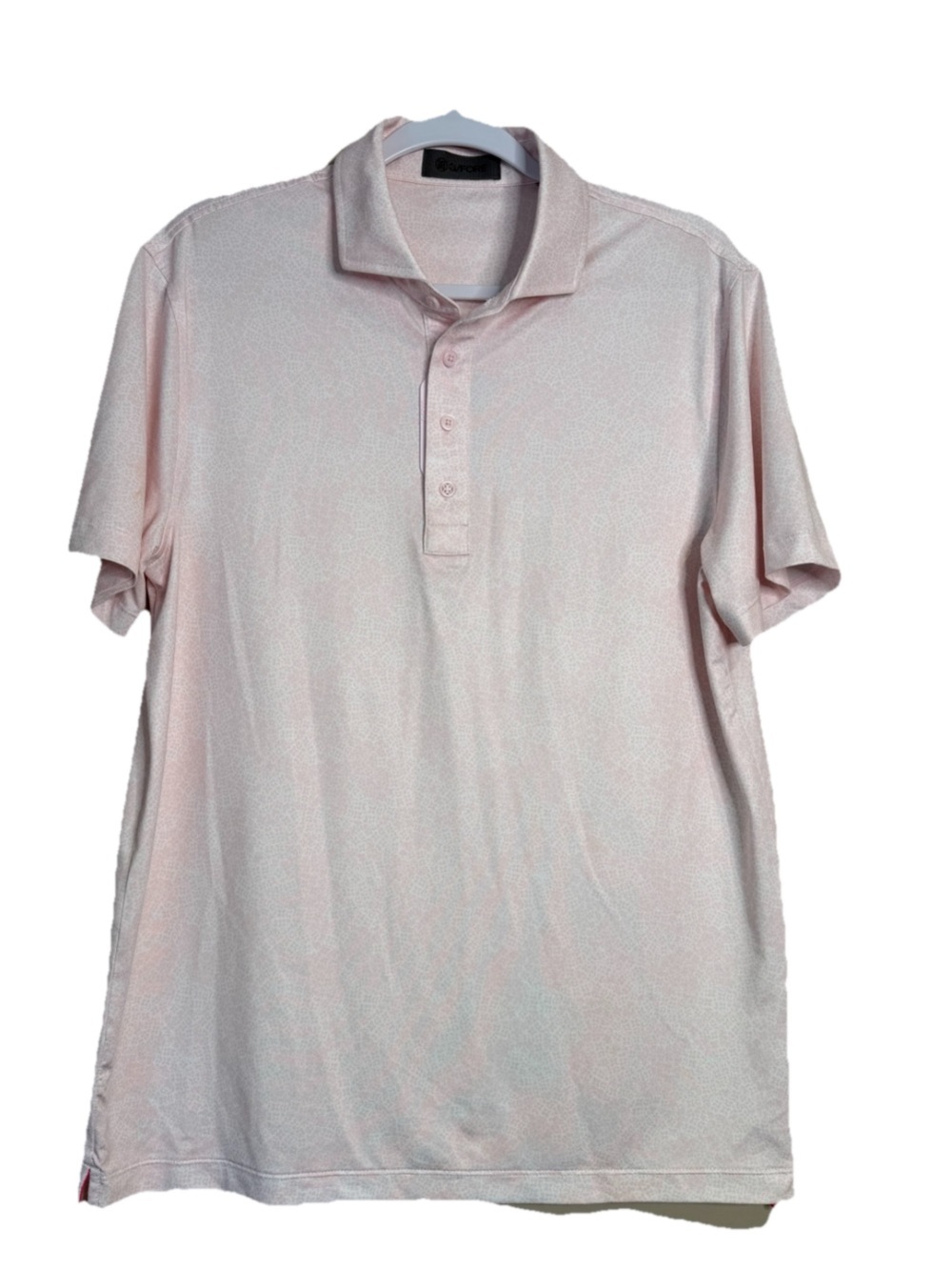 G/FORE Garden Tech Jersey Golf Polo Shirt  Blush Size M